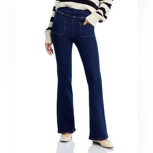 FRAME Bardot Jetset Pull-On Bootcut Jeans Keller Wash Patch Pocket Size 2 NWOT